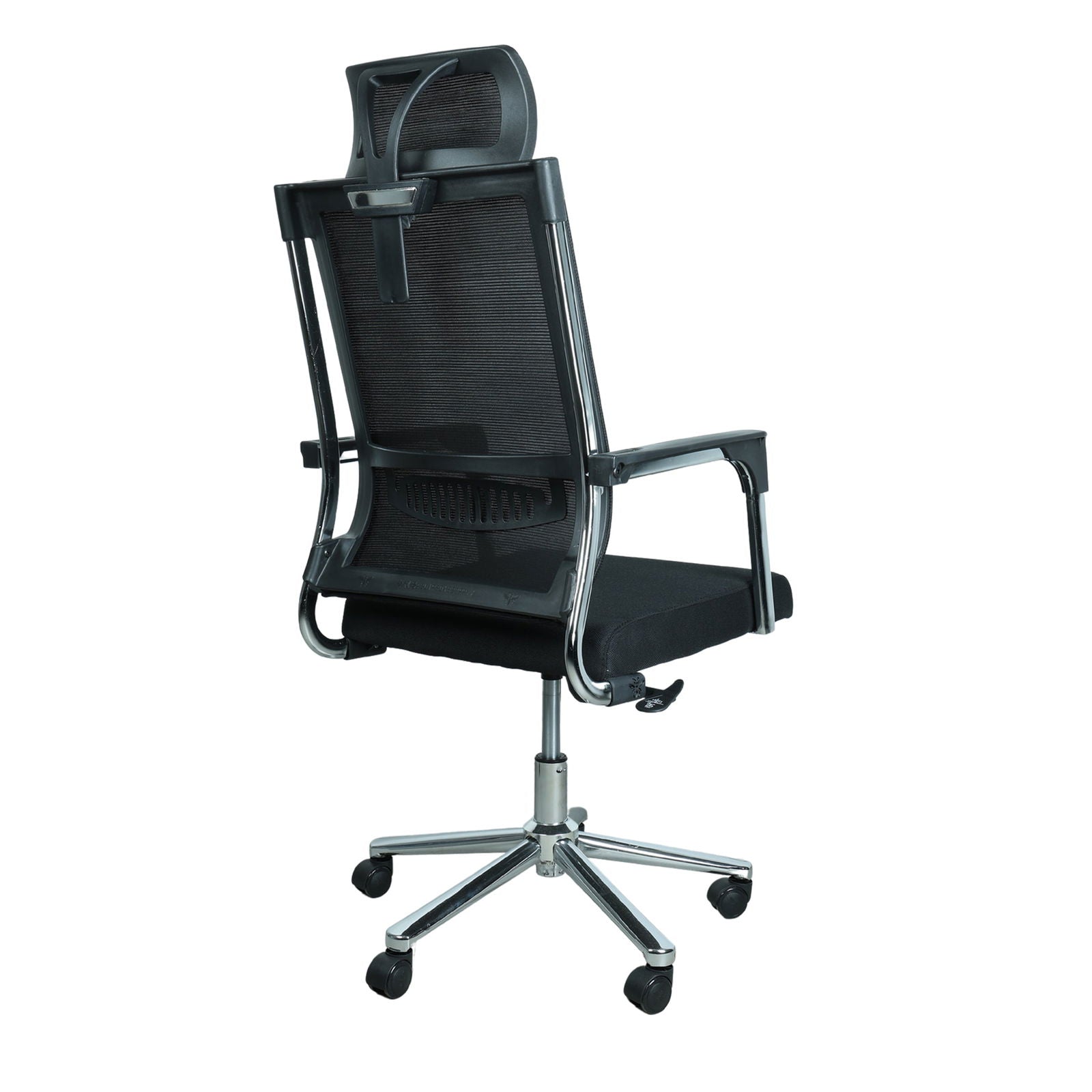 High Back with Head Rest Office Executive Chair in Mesh (Black) -