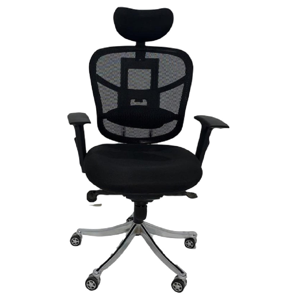 High & Mid Back Office Chair with Nylon Base and Net Fabric Upholstery -