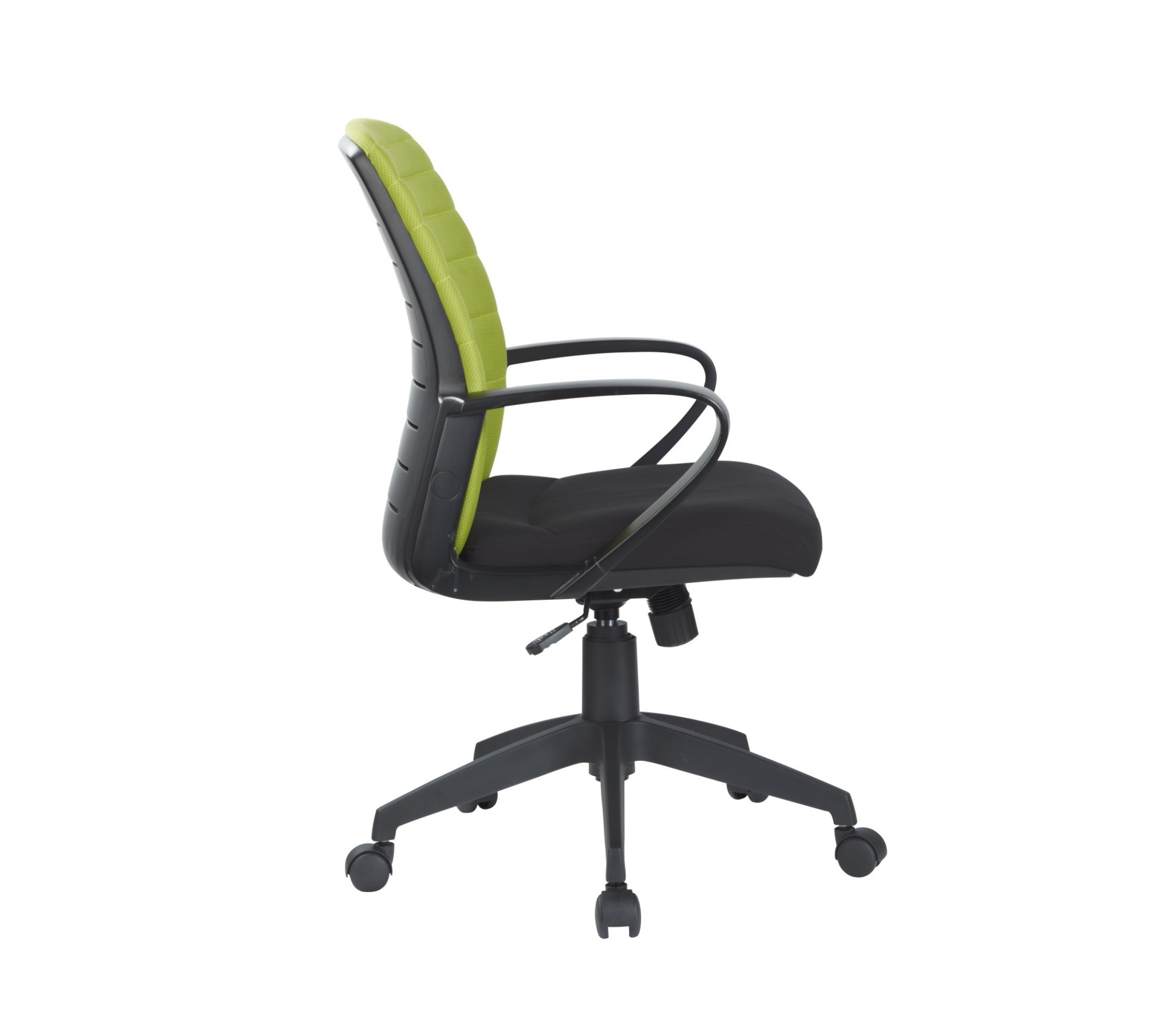 Executive Fabric Office Chair with Ergonomic Design, Cushioned Seat, Fixed Armrests, Swivel Base & Height Adjustment for Office and Workstation Use