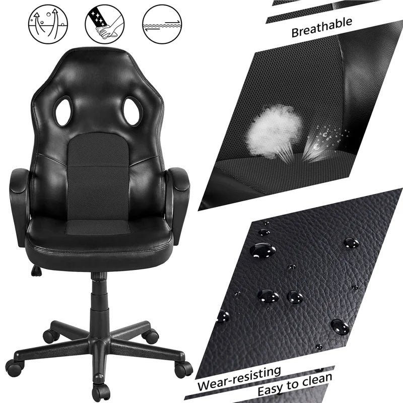 Gaming Chair with Leather