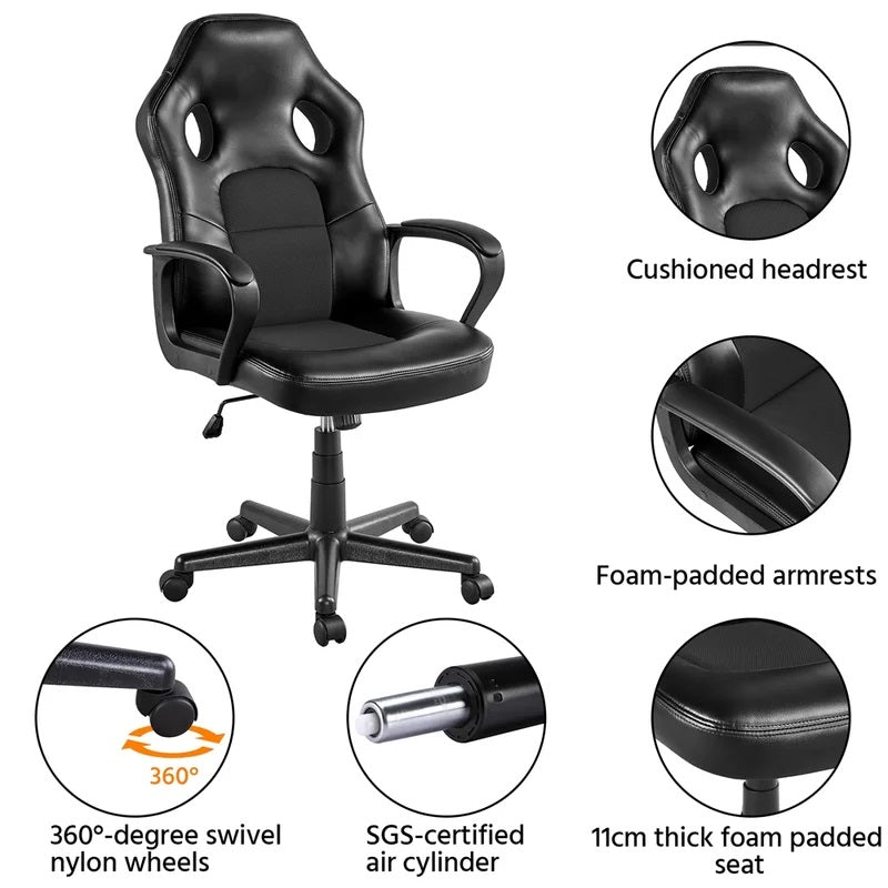 Gaming Chair with Leather