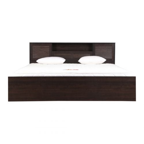 King Size Bed Half Hydraulic Storage and Half Lift Panels -