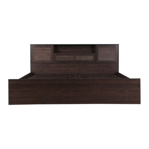 King Size Bed Half Hydraulic Storage and Half Lift Panels -