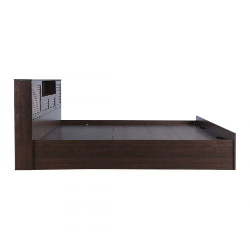 King Size Bed Half Hydraulic Storage and Half Lift Panels -