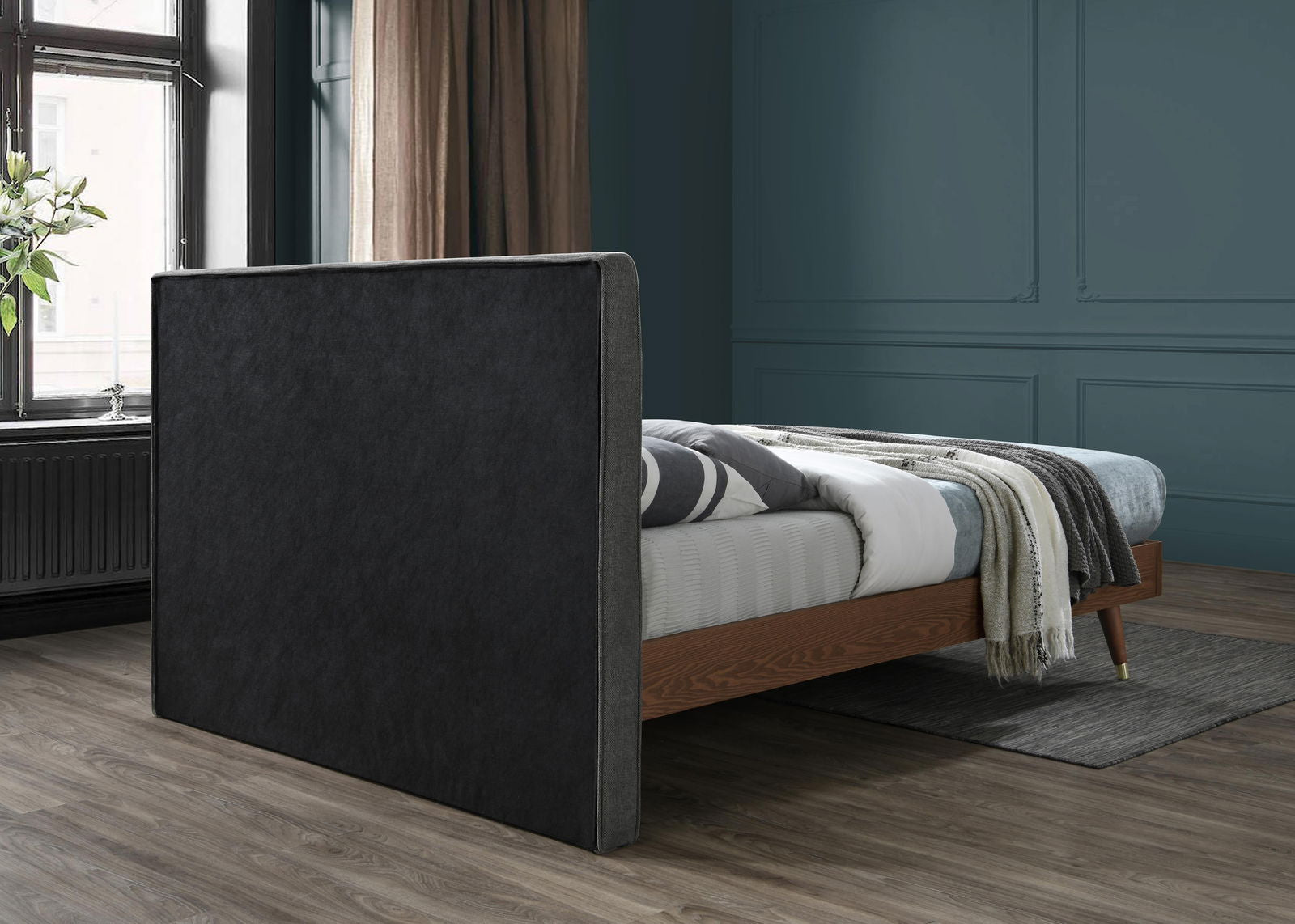 King Size Bed in Solid Wood -