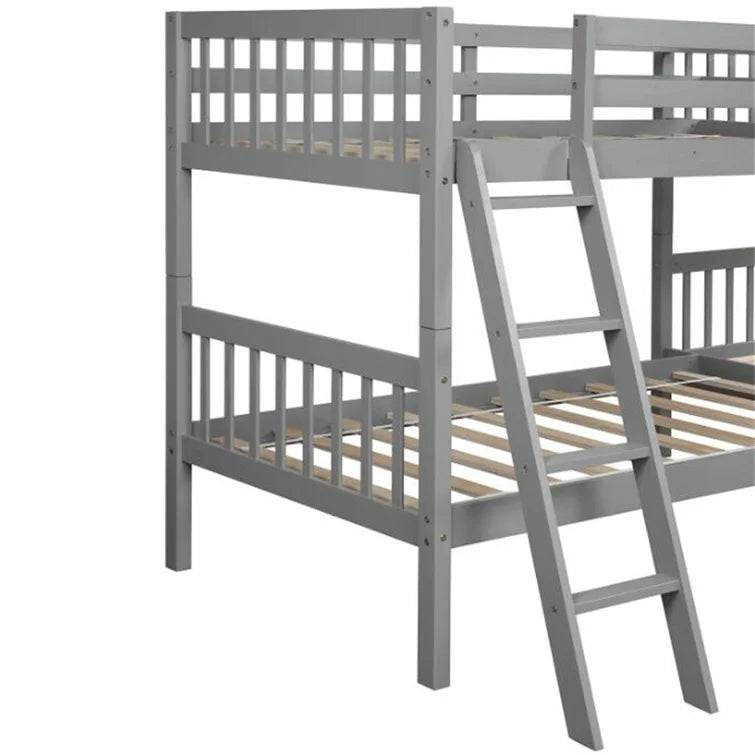 L-Shaped Bunk Bed Twin Over Twin -
