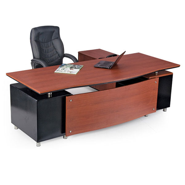 Executive Table with Drawer Pedestal with Openable Shutter