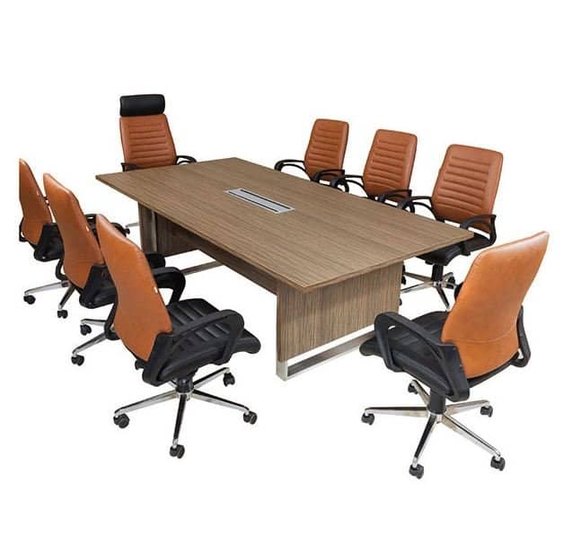 Conference Table with Popup Box