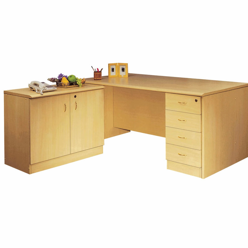 Executive Table with Drawer & Openable Shutter
