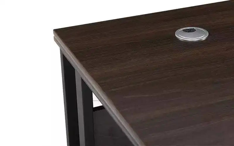 Wooden & Metal Modern Design Office Computer Table Desk