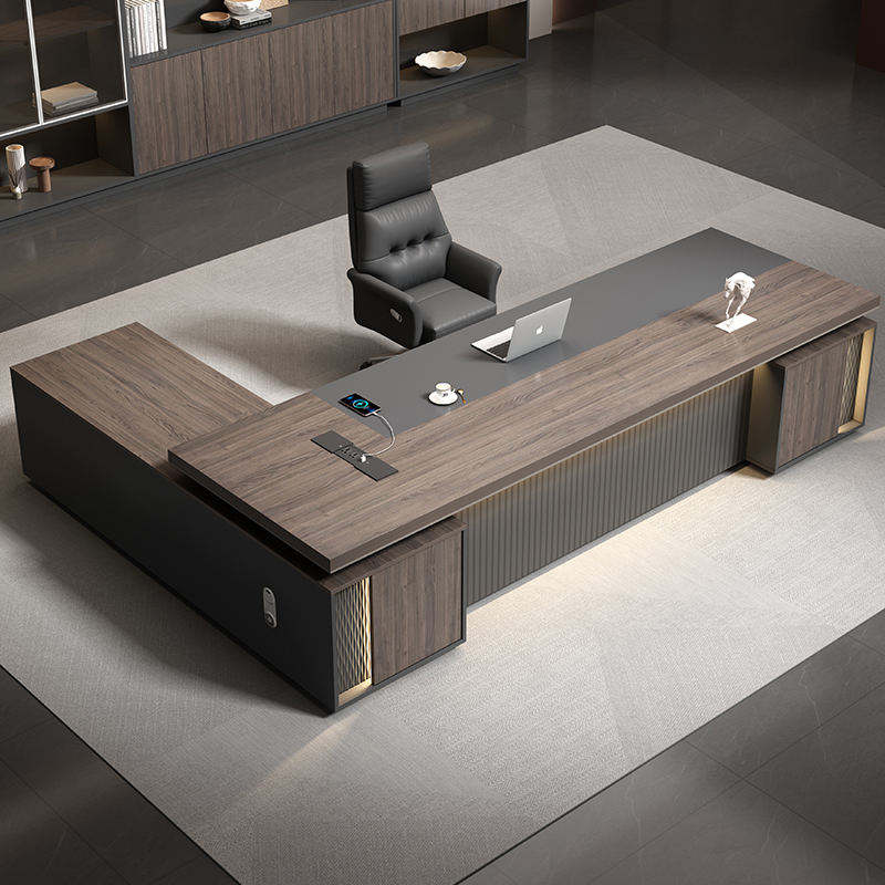 Director Table with Contemporary Curved Design | Premium CEO Office Desk for Modern Corporate Cabins (Copy) (Copy)