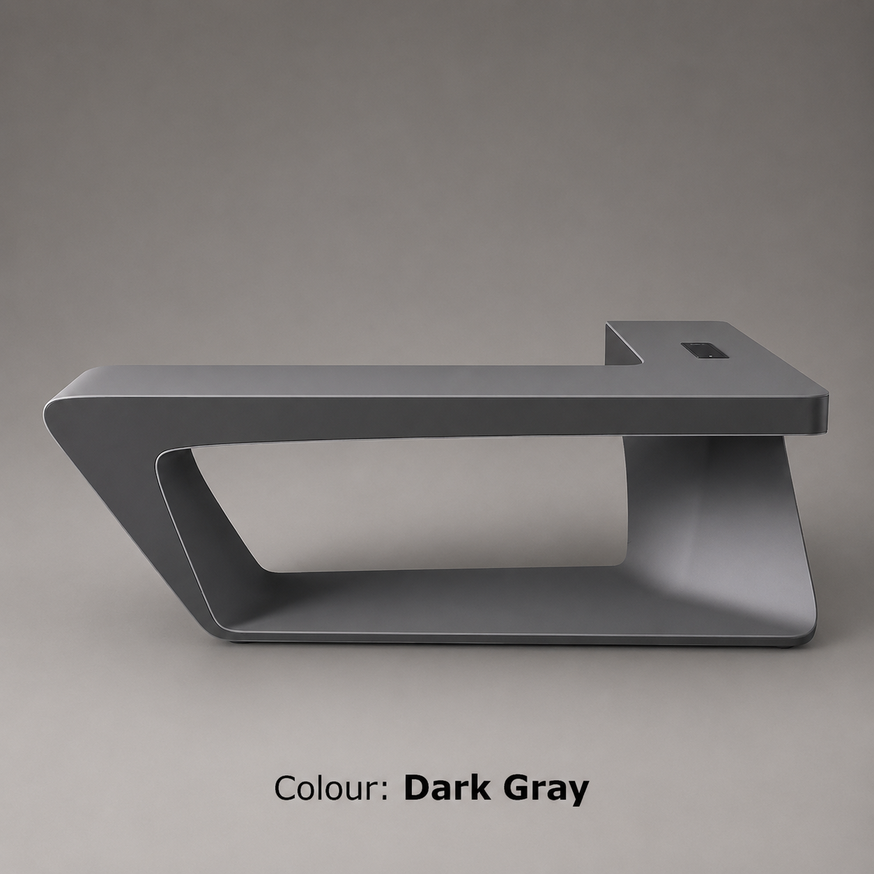 Office Table with Futuristic Executive Design, MDF Laminate PU Finish, Modern CEO Desk for Corporate Cabin