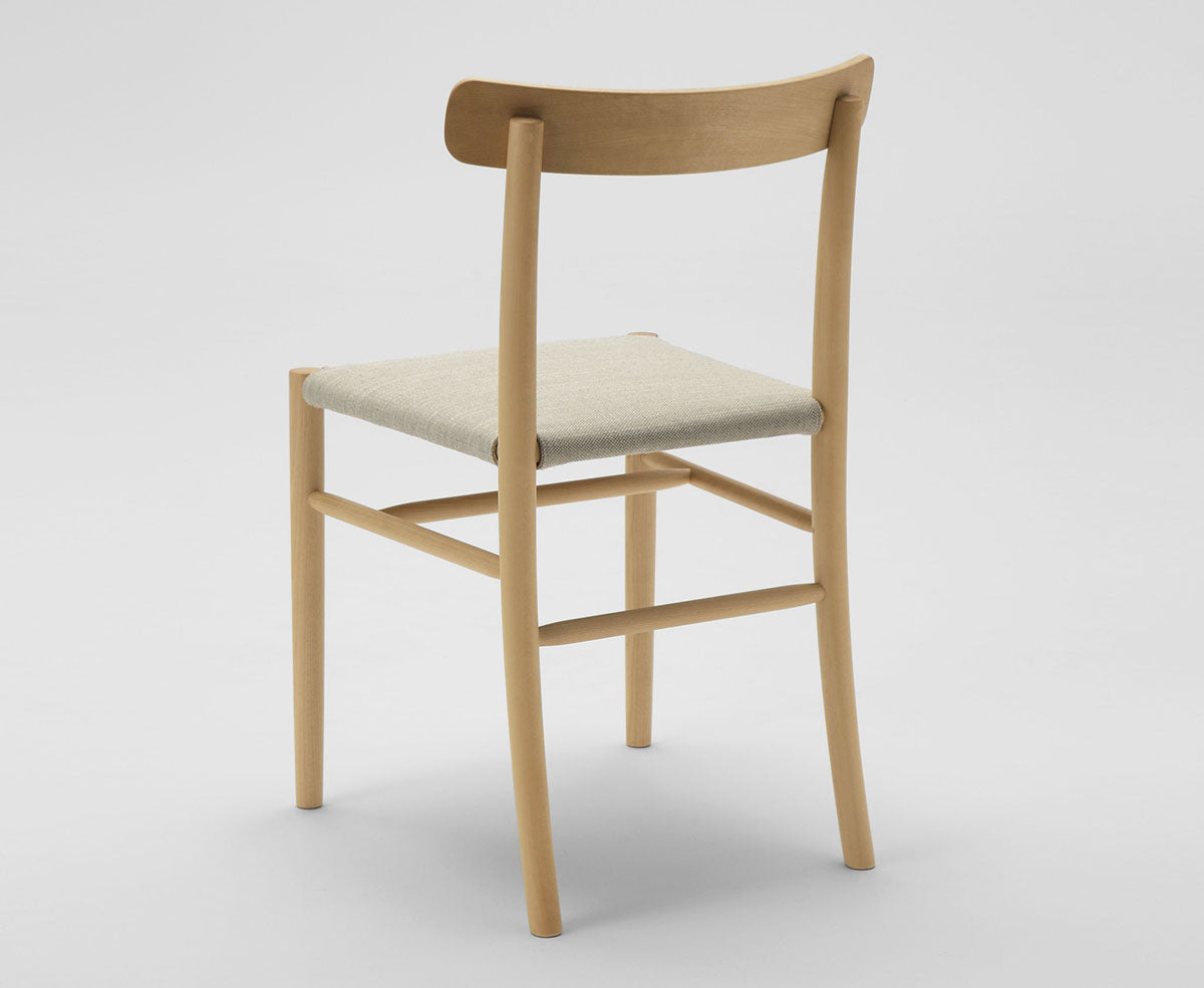 Lakdi Lightwood Chair With Upholstered Seat -