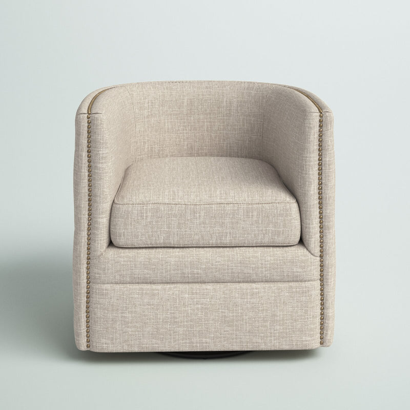 Armless Tufted Back Accent Chair