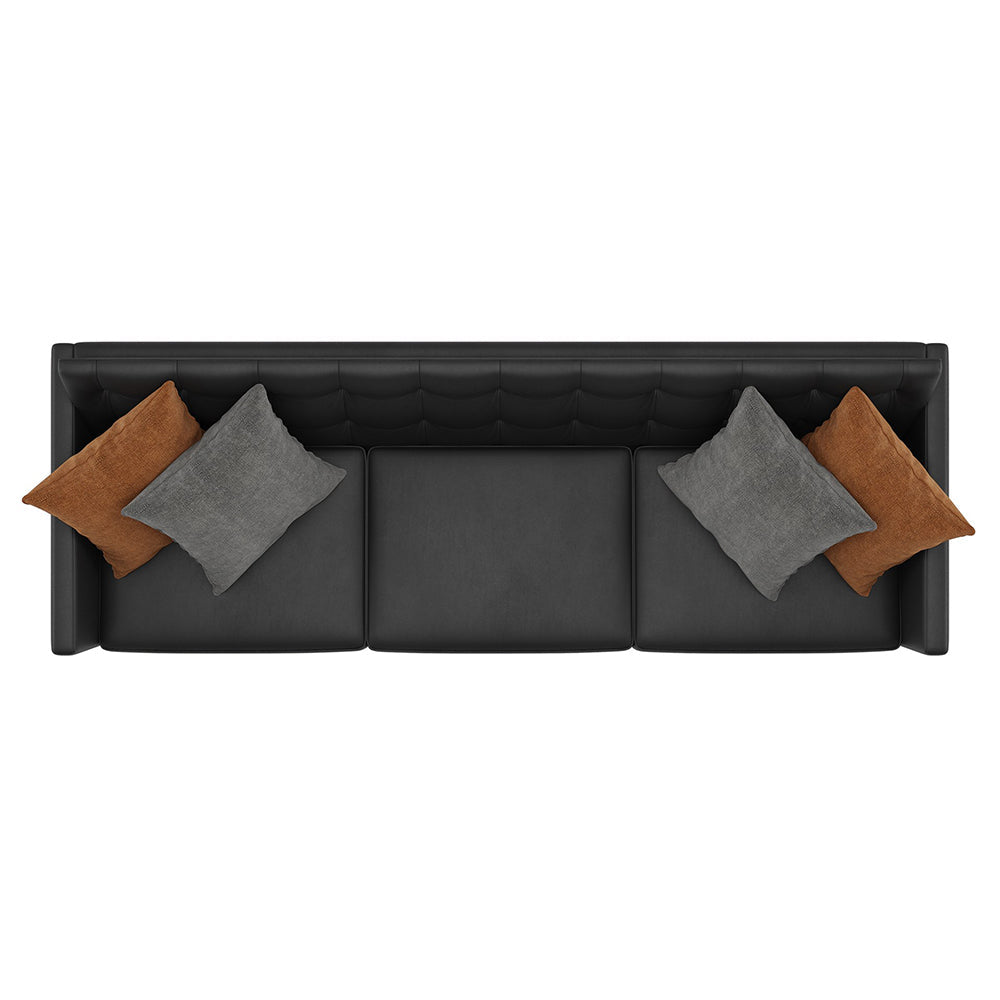 Leatherette Upholstery with Metal frame Sofa -