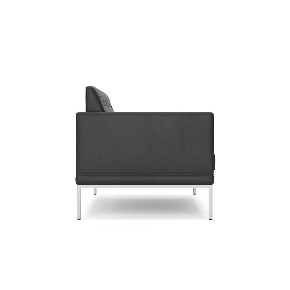 Leatherette Upholstery with Metal frame Sofa -