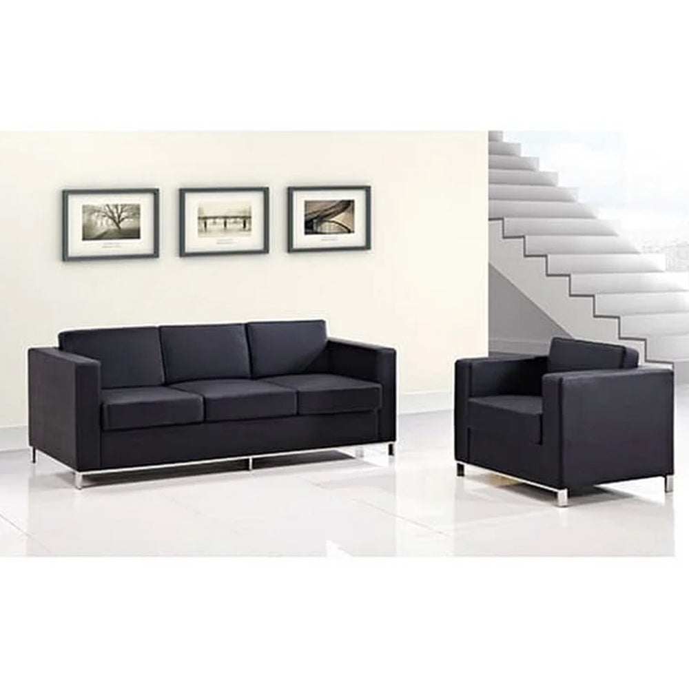 Leatherette Upholstery with Metal frame Sofa -