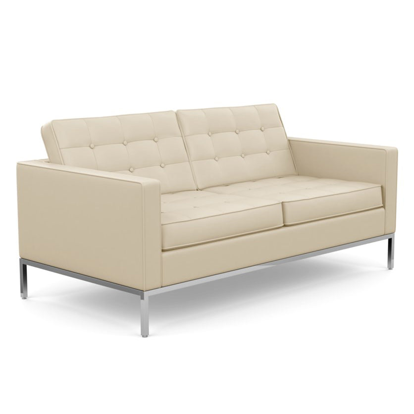 Leatherette Upholstery with Metal frame Three Seater Sofa -