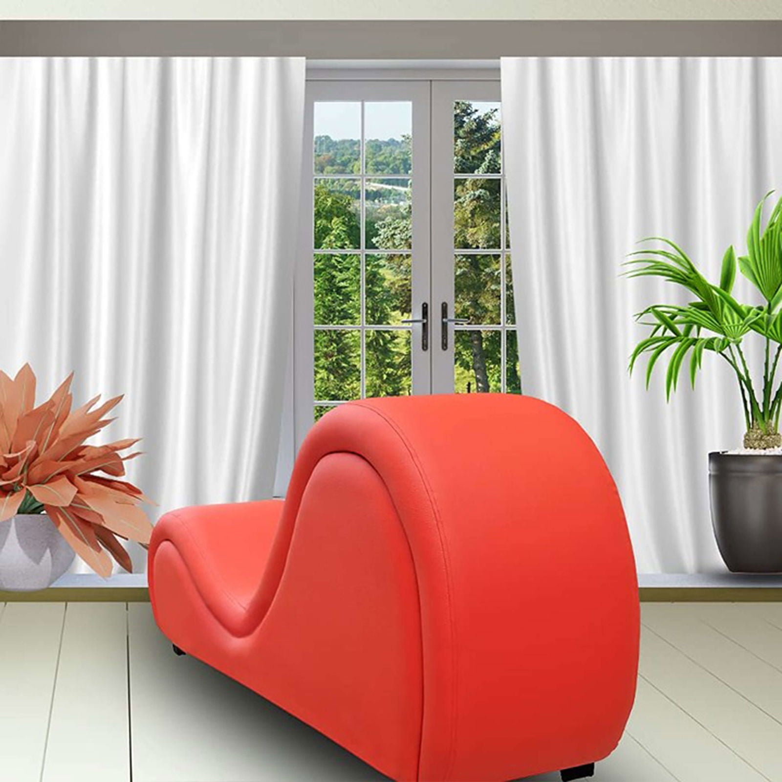 Leatherette Yoga Chair Couch Premium Stylish Relax Lounge Chair Yo