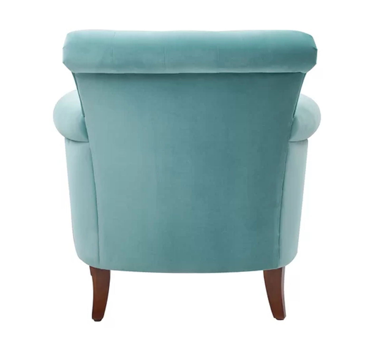 Lounge Chair Back Button Tufted With Rolled Arms -