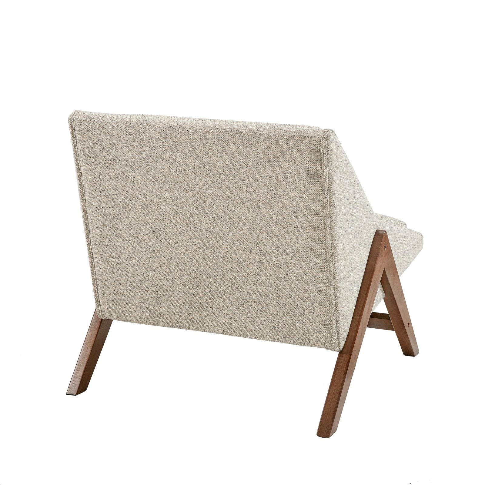 Lounge Chair with Solid Wood Legs -