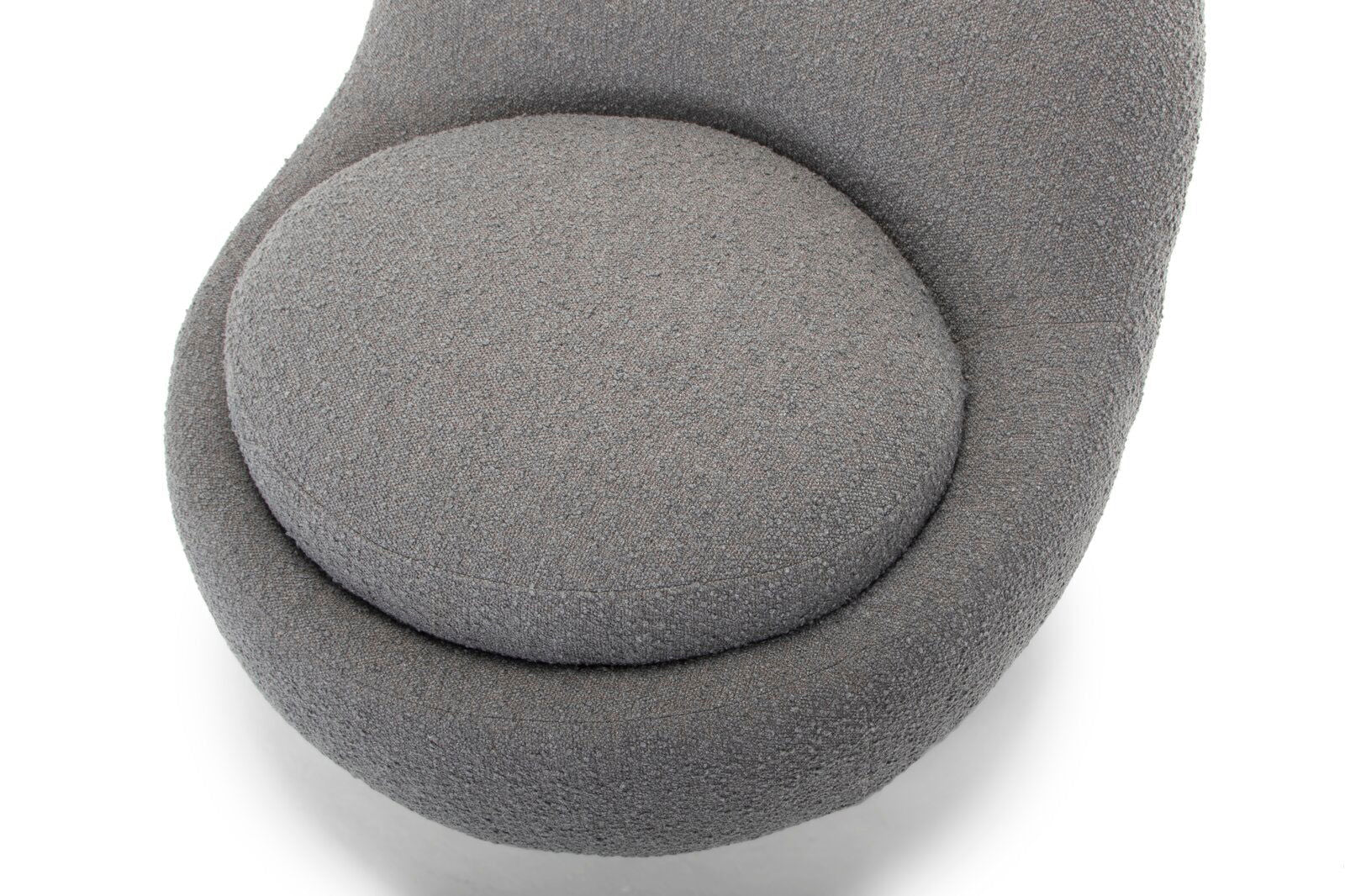 Lounge Chair with Wooden Frame Base -