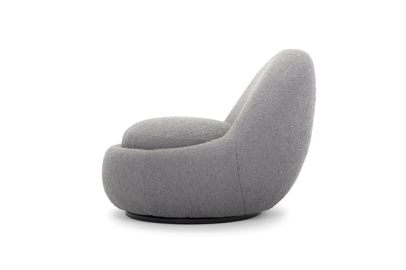 Lounge Chair with Wooden Frame Base -