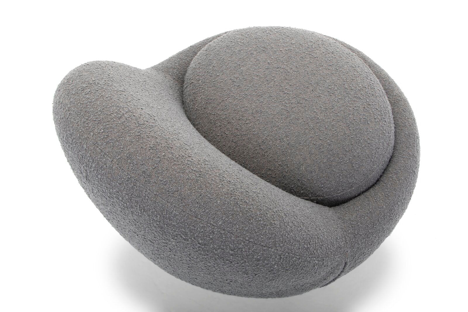 Lounge Chair with Wooden Frame Base -