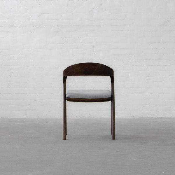 Luxury Dining Chair with Wooden Frame Base -