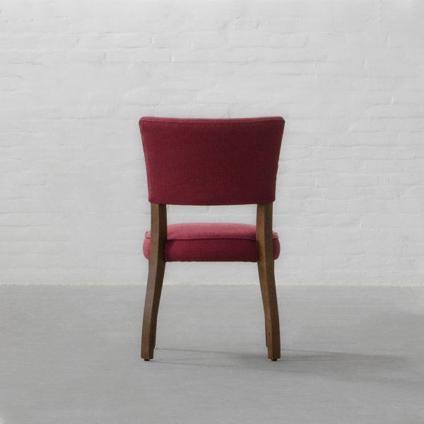 Luxury Dining Chair with Wooden Frame Base -