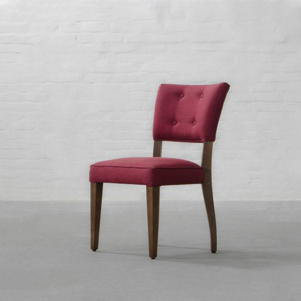 Luxury Dining Chair with Wooden Frame Base -