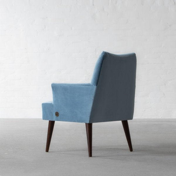 Luxury Dining Chair with Wooden Frame Base -