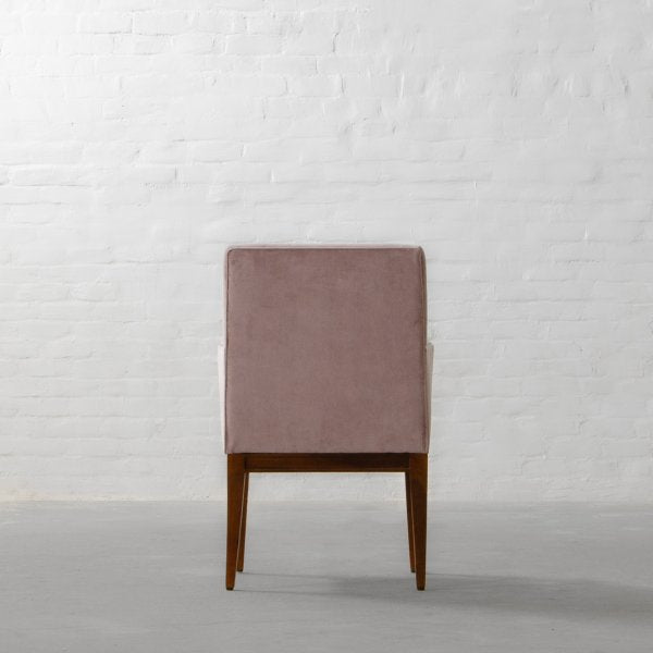 Luxury Dining Chairs with Wooden Frame Base -
