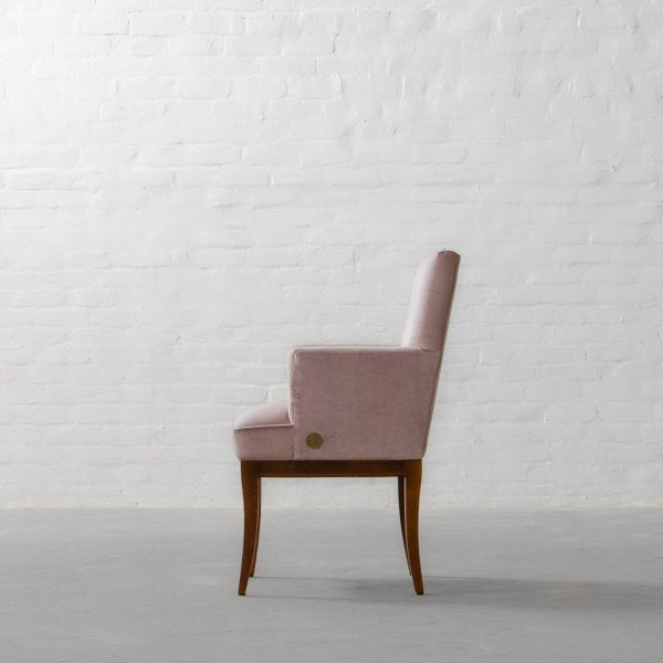 Luxury Dining Chairs with Wooden Frame Base -