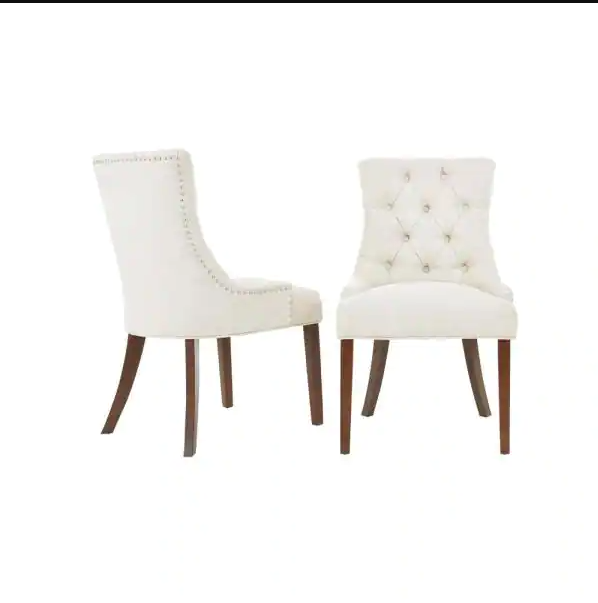Luxury Dining Chairs with Wooden Frame Base -