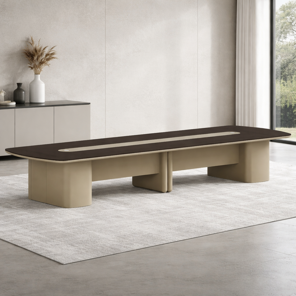 Conference and Meeting Table for Office Furniture with Oval Office Table with Premium Build