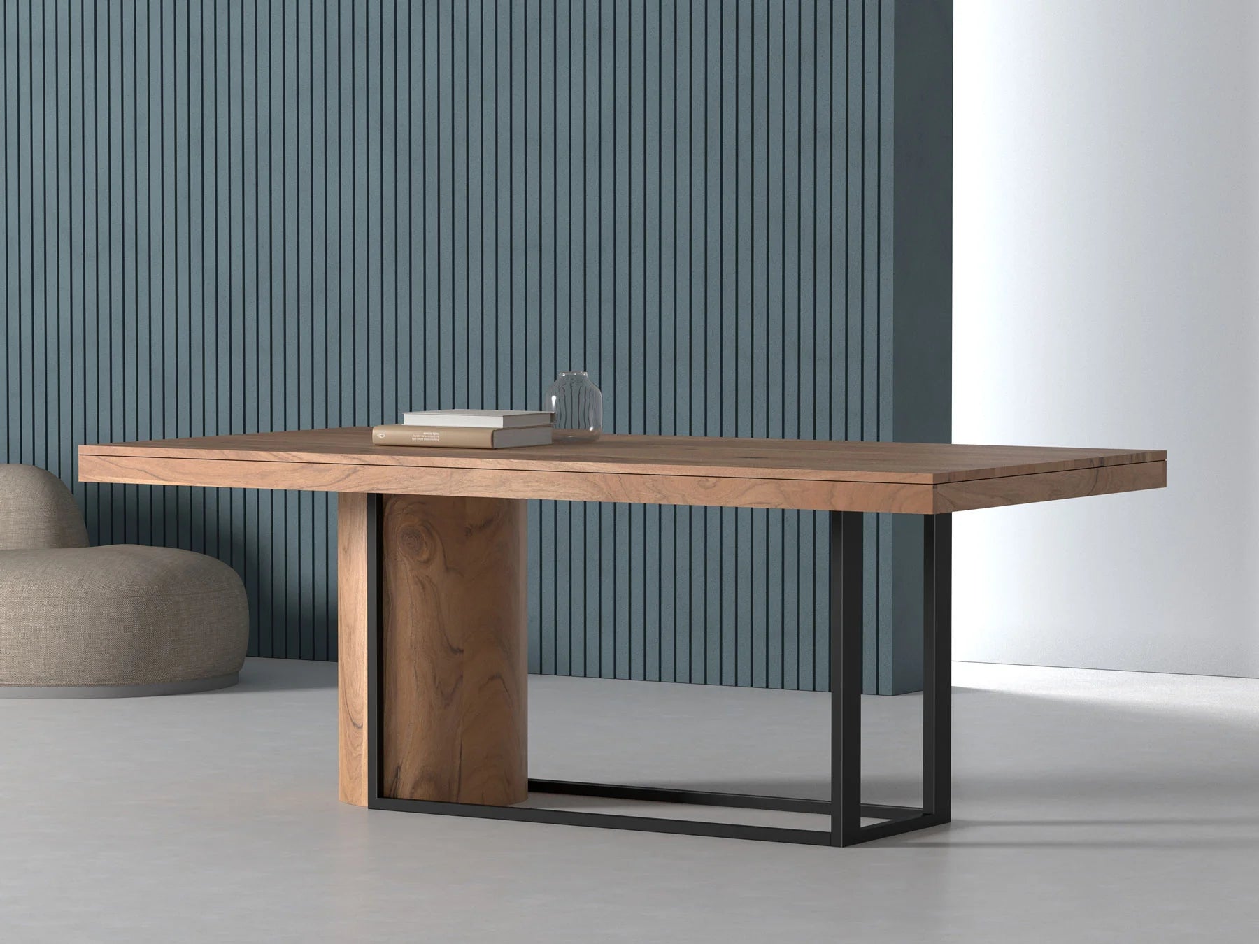 Conference & Meeting Table for Office Meetings with Expandable Design and Smooth Work Surface