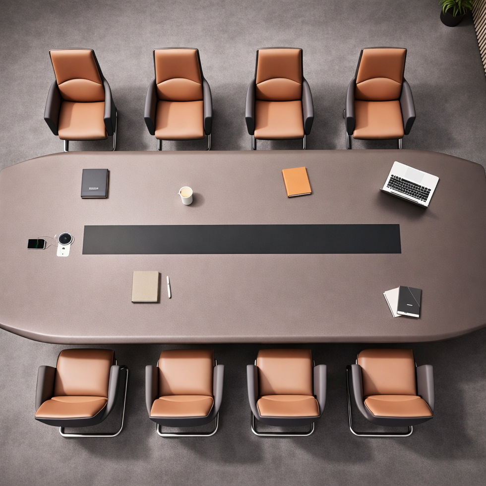 Luxury Modern Oval Conference Table for Offices – Lakdi.com - Furniture ...