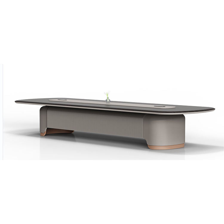 Luxury Executive Conference Table for Corporate Boardroom Meetings Large Office Meeting Table with Integrated Cable Management and Premium Executive Design