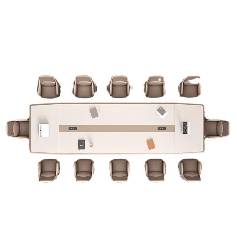 Conference Table for Corporate Meeting Rooms, Modern Executive Meeting Table for Large Offices, Premium Conference Desk