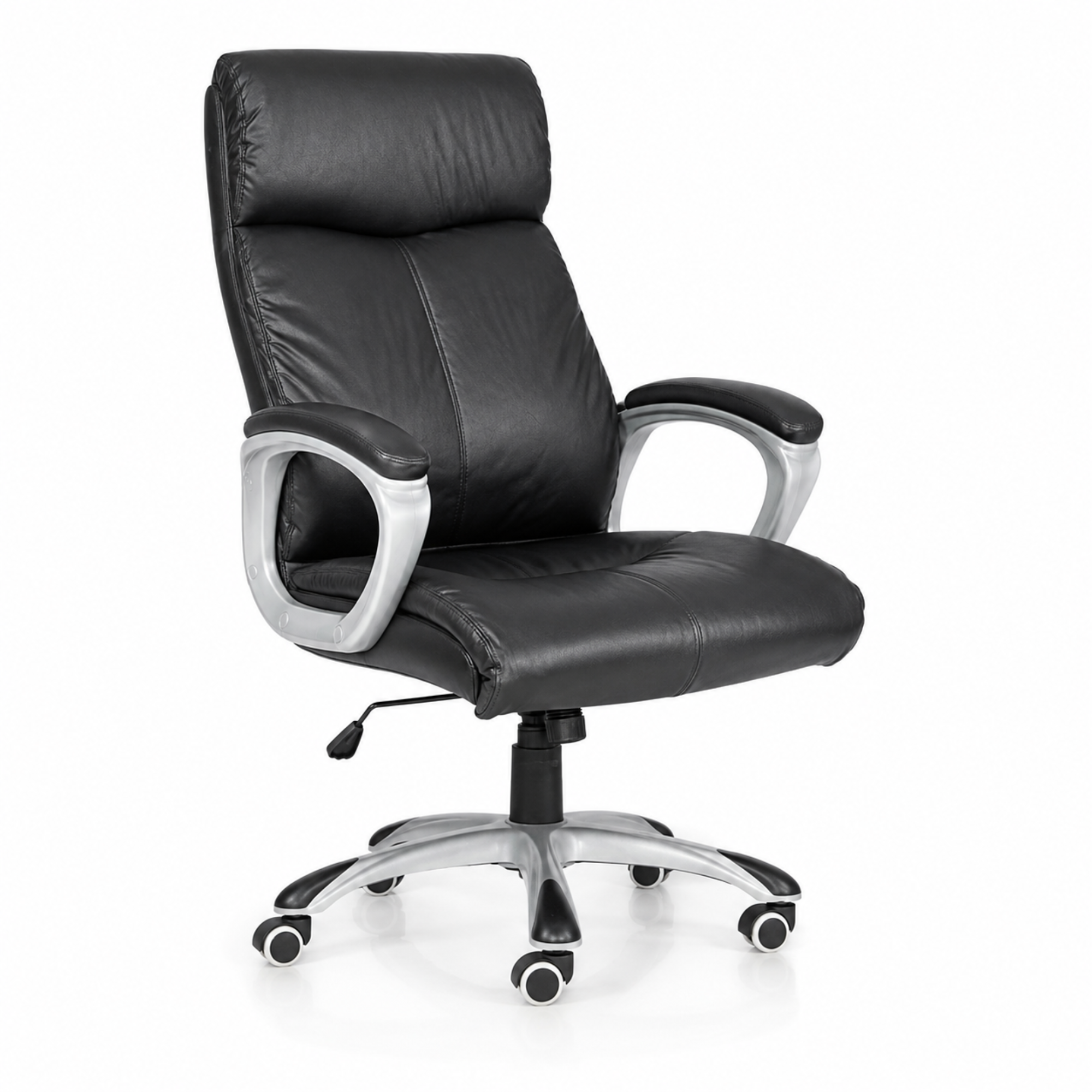 Comfortable New Director Chair with Leatherette Upholstery, Chrome Powder Base for Office Use