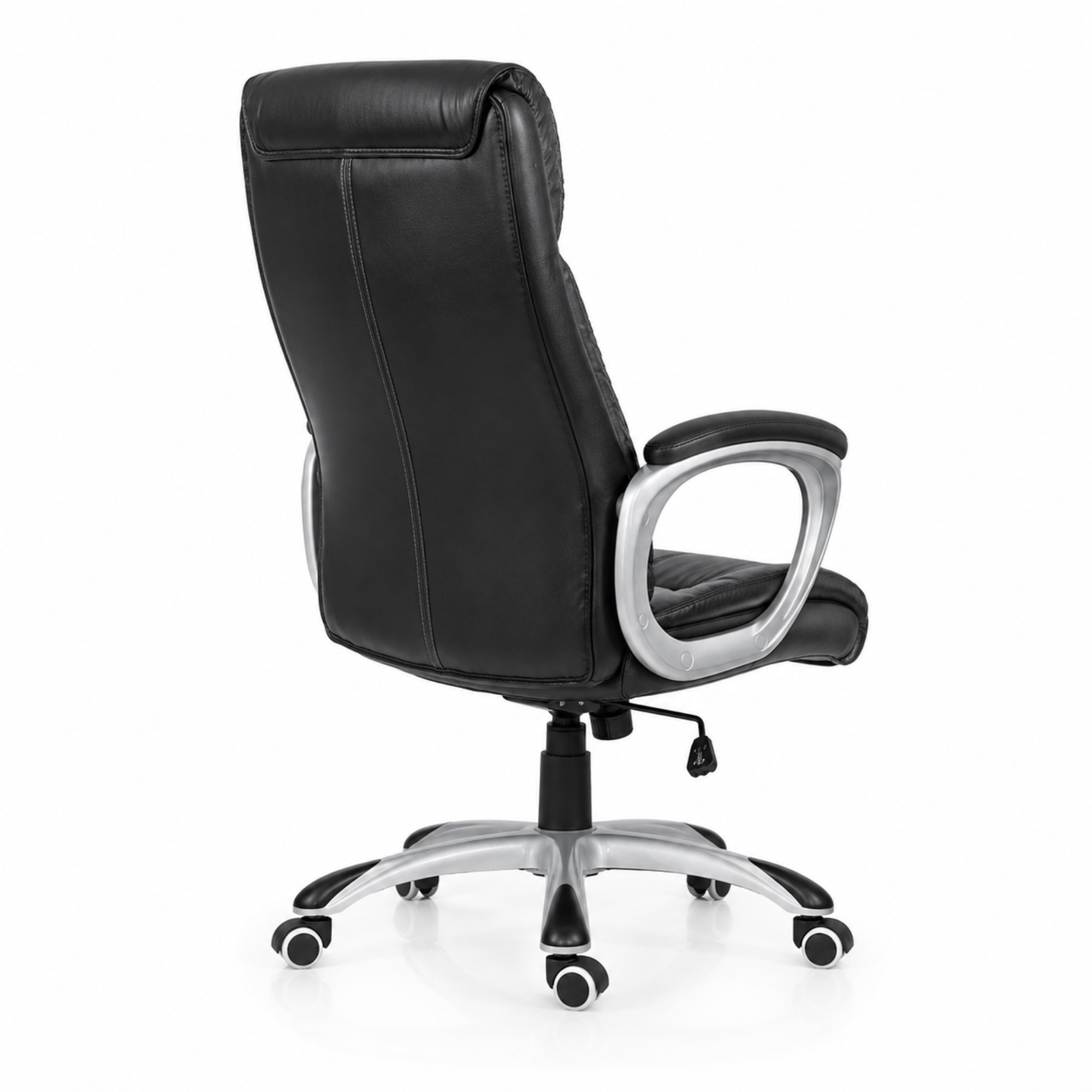 Comfortable New Director Chair with Leatherette Upholstery, Chrome Powder Base for Office Use