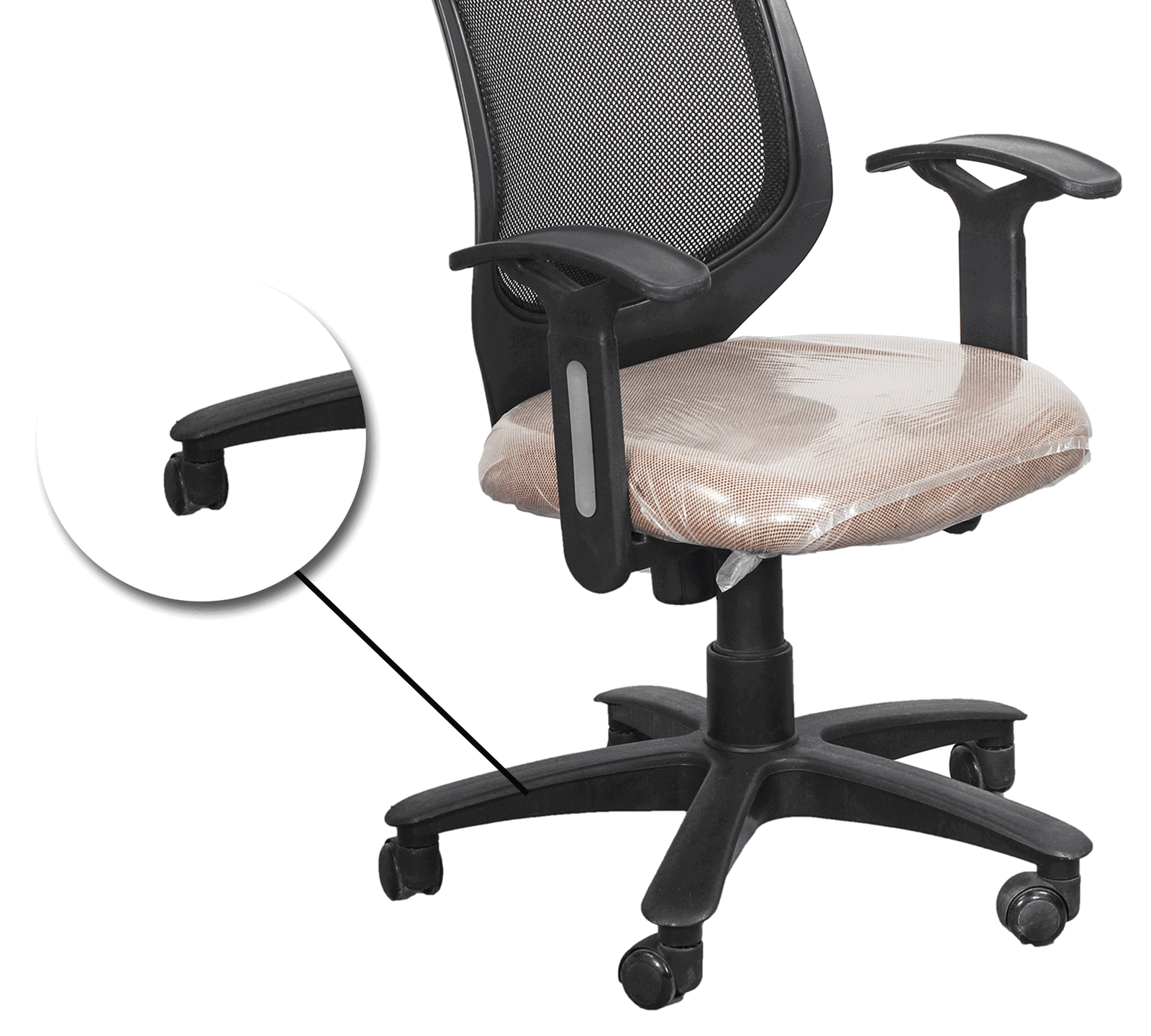 Medium Back Executive Chair Nylon Frame Base -
