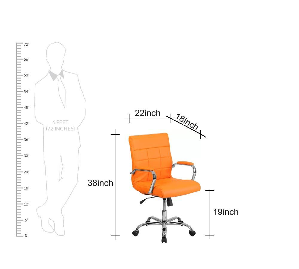 Medium Back Executive Chair with Chrome Base -