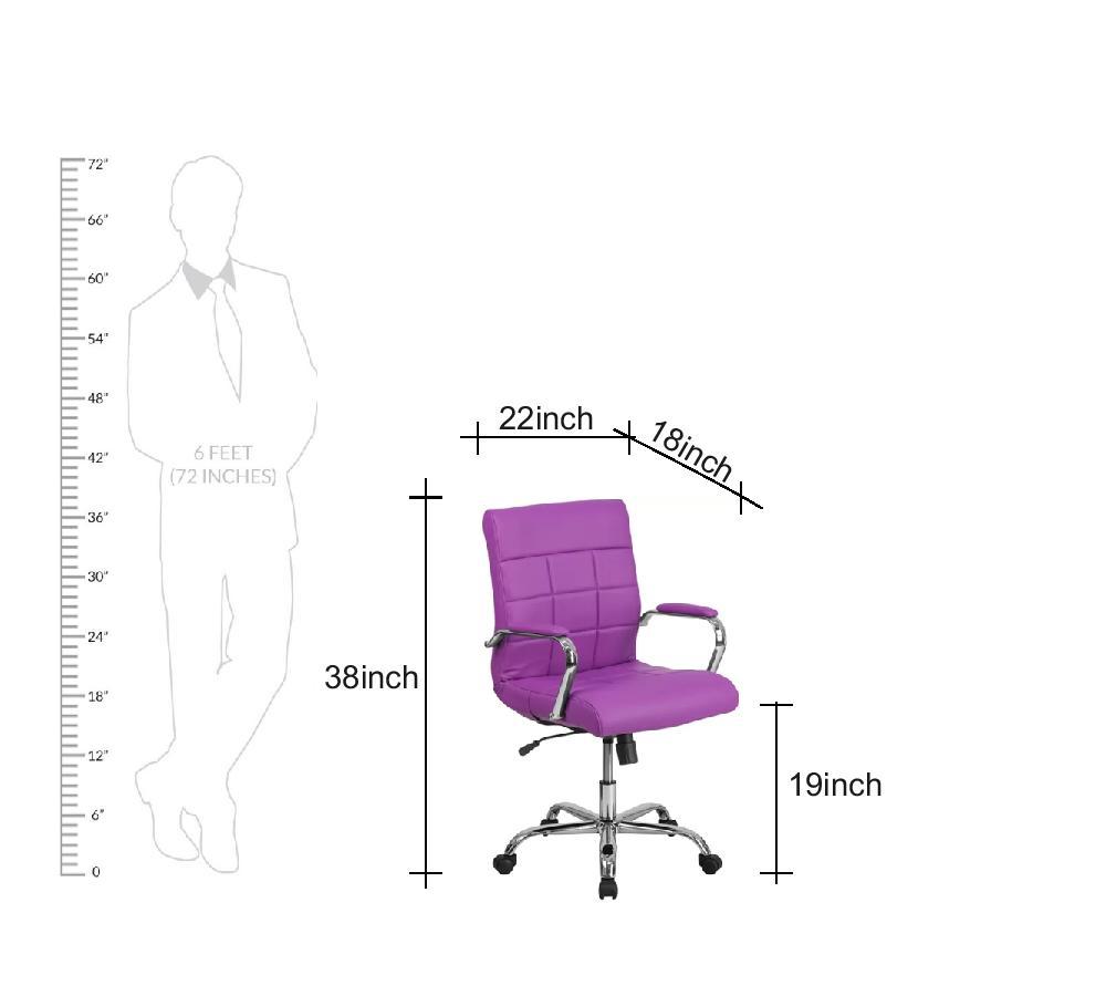 Medium Back Executive Chair with Chrome Base -