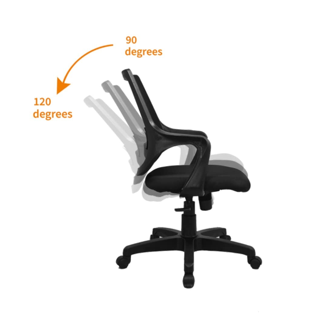Medium Back Executive Chair with Nylon Base -