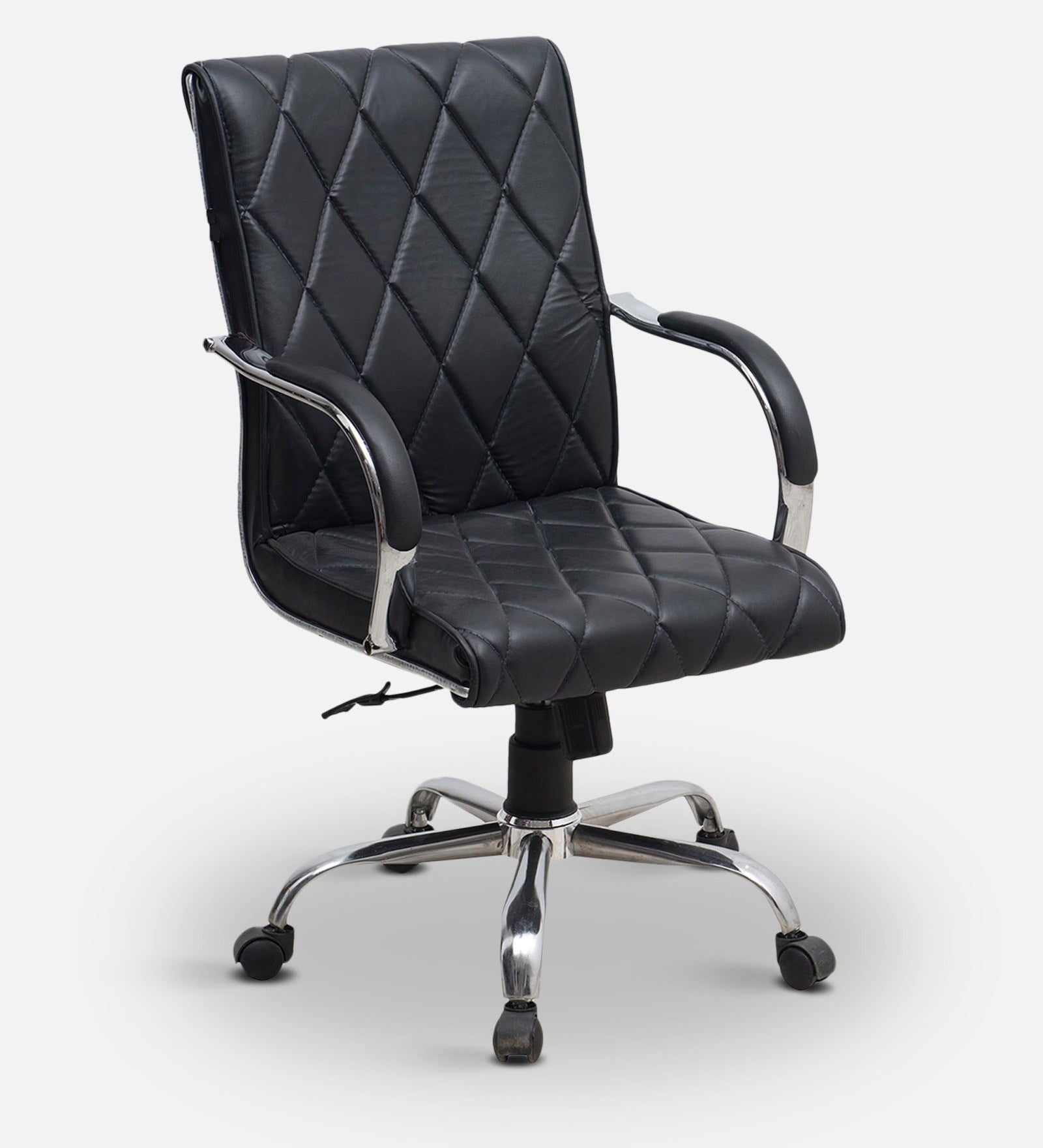 Medium Back Executive Office Chair with Chrome Base -