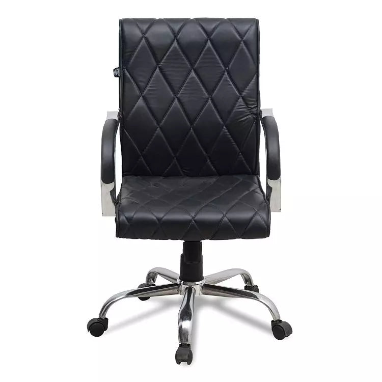 Medium Back Executive Office Chair with Chrome Base -
