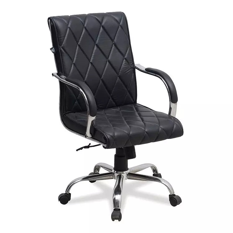 Medium Back Executive Office Chair with Chrome Base -