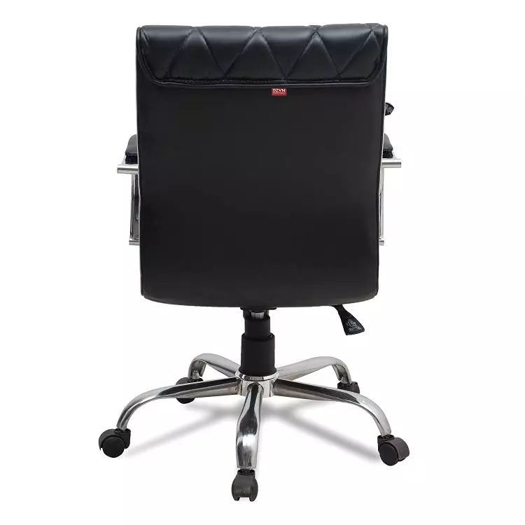 Medium Back Executive Office Chair with Chrome Base -